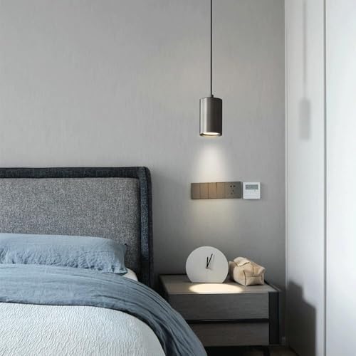 Lámpara de noche de latón minimalista con suspensión LED tricolor 4