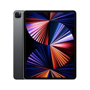2021 Apple 12.9-inch iPad Pro (Wi‑Fi + Cellular, 128GB) - Space Gray (Renewed)