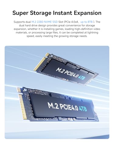 Image of MINISFORUM Mini PC M1-1390 with Intel Core i9-13900HX 16GB DDR4 500GB SSD | Mini Computer CPU(24C(16E+8P) /32T, up to 5,4 GHz),Triple Display with HDMI 2.1 /DP /Type-C, 5X USB Ports, WiFi 6E,Bluetooth 5.2