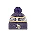 New Era Minnesota Vikings NFL 18 Sideline Sport Knit Hat Purple/Gold Size One Size