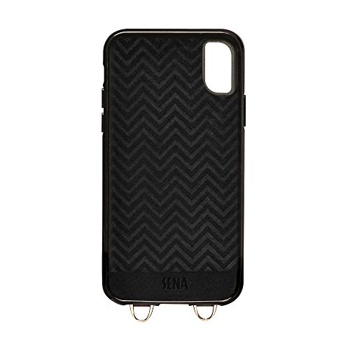 Sena Isa Crossbody Leather Wallet Snap On Cell Phone Case For Iphone X, Xs - Hands Free Drop Safe Technology, Red #TOP4