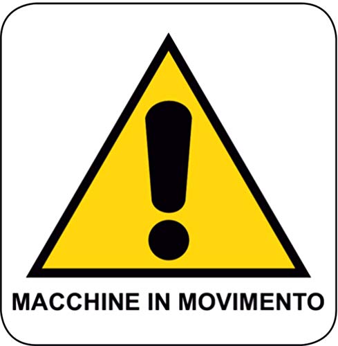 ADESIVO PERICOLO MACCHINE IN MOVIMENTO (120 x 180
