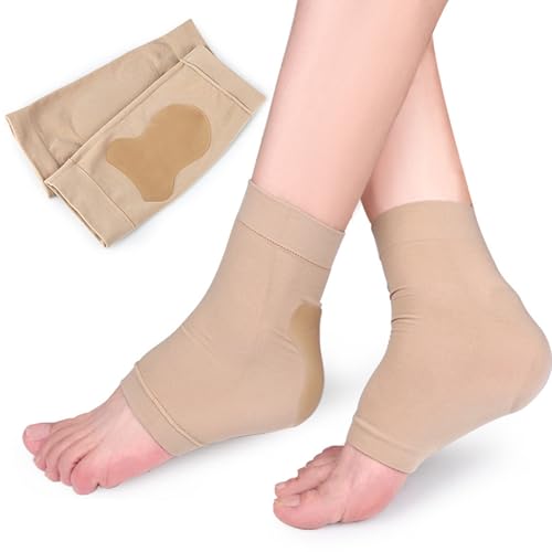 LIbgiubhy 1 par de calcetines acolchados para patinaje, transpirables, elásticas, de gel, suaves, acolchados, para mujeres y hombres