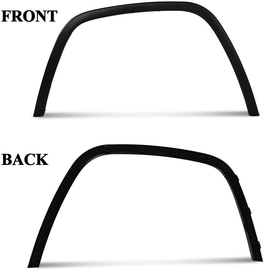 Fender Flare Fit Jeep Grand Cherokee 2011-2016 Front Left Driver Side Wheel Opening Molding Trim Accessories Factory Style 1MP38RXFAE, CH1291106