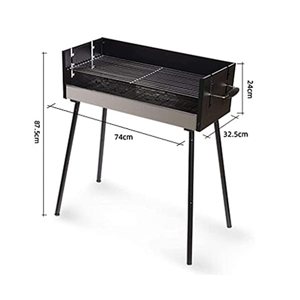 Barbecue Turners Barbecue Grill Charcoal Portable BBQ Portable Barbecues BBQ Grill Household Courtyard Bbq Outdoor Barbecue Grill Charcoal Barbecue Stove Rack Wild Charcoal Full Barbecue - Image 8