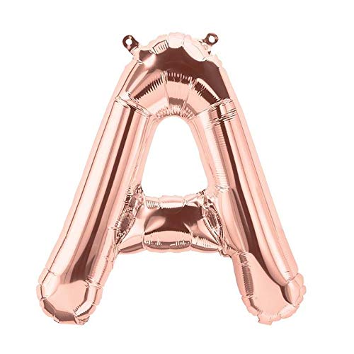 Tendances Fêtes Ballon Métallisé Lettre A Rose Gold 36 cm Cover