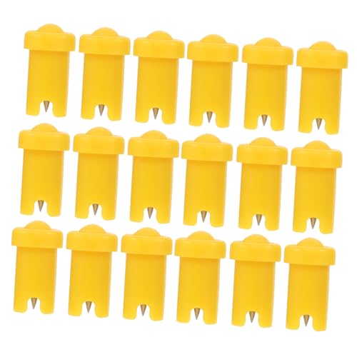 Gogogmee Lash Glue Container Tip Glue Bottle Blocking Needle Fine Tip Replacement 100pcs Set