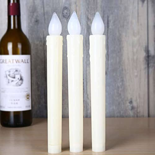SOLUSTRE Pacote com 5 velas eletrônicas de LED, sem chama, luzes noturnas sem chama, com controle re