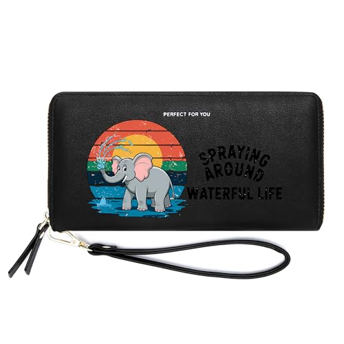 InsWork Animal Patterns Customized Women's Wallet,Holiday Gift,Birthday Gift for Parent Grandparent from Son Daughter 1301j