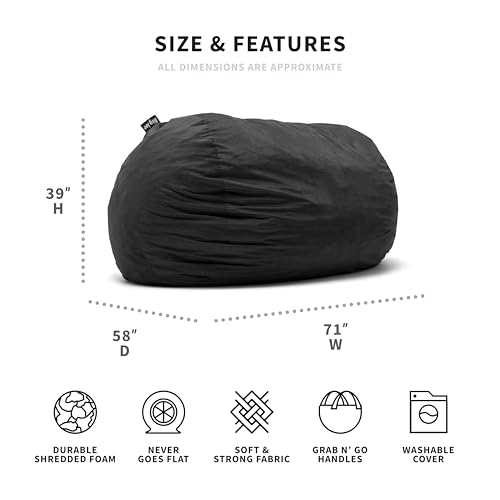 Big Joe 0001655LDS Fuf Xxl Foam Filled Bean Bag Chair thumb #2