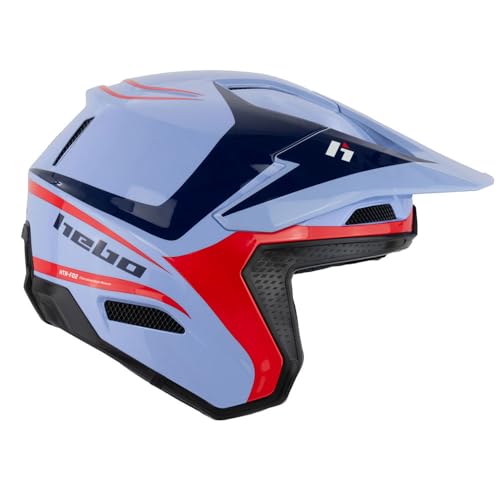 Casque Hebo Zone Pro Open Face XS avec ventilation maximale pour pilote