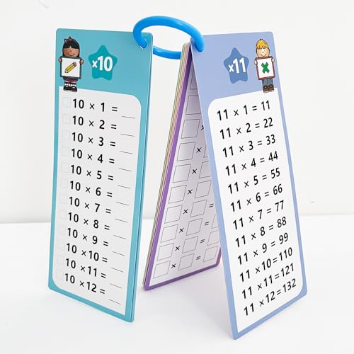 Lachilly Multiplication Flash Cards 0-12 with 2 Dry Erase Pens, Educational Times Table Flashcards for Kids, Self Check Classroom Home Learning Aids, Elementary School Teacher Teaching Aids, 15 Cards - Image 8