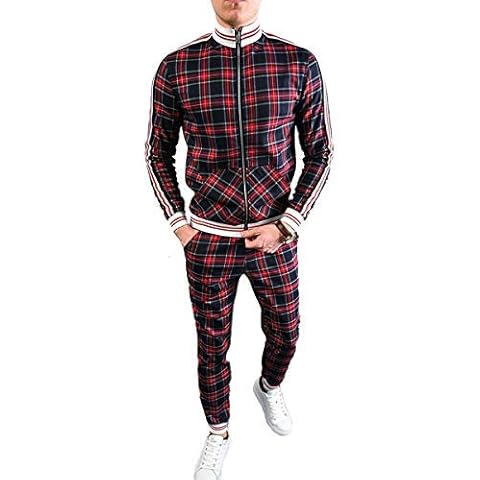 Crazynekos Men's Casual Tracksuit Set Cover
