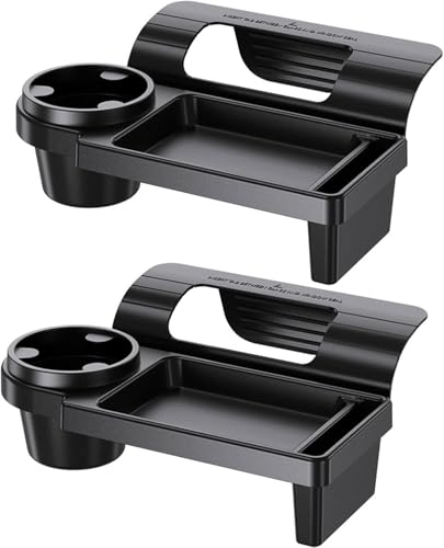 HFSAZJ Plateau de rangement multifonction pour fenêtre de voiture, porte-gobelet à suspendre sur le côté de la porte de véhicule