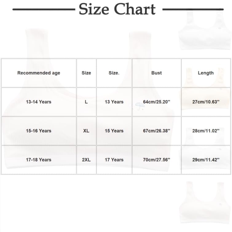 Girls Bras Cotton 9-17 Years Cotton Sports Bras for Girls Underwear for Girls Teen Strapless Bras for Girls Ages 12-14 Strapless Bras for Teens Preteen Bras Kids Bra 08# Green 11 Years3