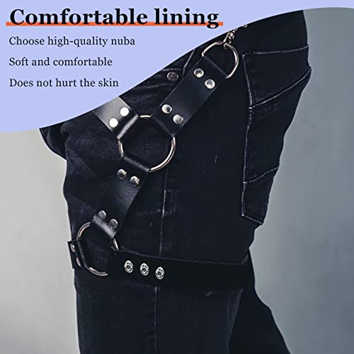 Gothic Belt Punk Belt for Men Women2