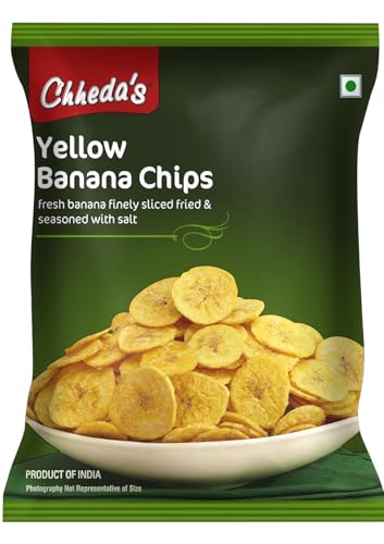 Image of Chheda's - Yellow Banana Chips - Banana Wafers - 27 Gm Pack of 1
