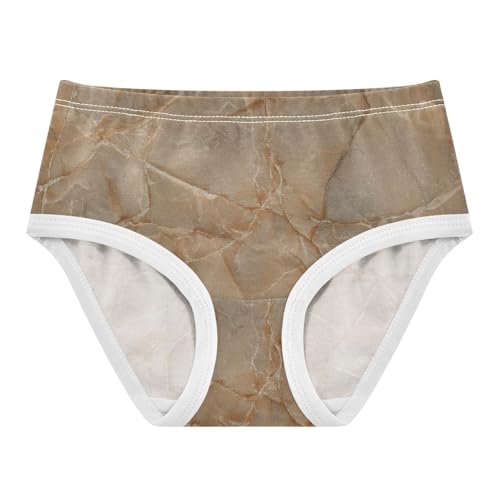 Cotton Girls Underwear Toddlers Marble Brown Little Girl Panties Animals Briefs Girls Undies 2t