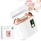 Electric Nail Clipper & Nail File - Automatic Baby Trimmer with LED Light, Rechargeable 3-Speed Quiet Safety Blades & Built-in Scrap Collection, Portable Nail Care for Infant, Kids, Adults, Elderly