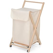 Foppapedretti Angel Laundry Trolley, Wood, Natural