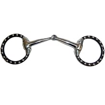 AJ Tack Silver Dot Sweet Iron Snaffle Bit - Mini/Pony