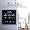 لوحة Tuya T3E لوحة شاشة تعمل باللمس لوحة تحكم الاتحاد الأوروبي الذكية لوحة التبديل Zigbee Smart Home Wall Push Light Switch، White