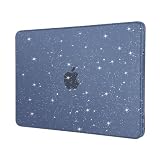 MOSISO Coque Compatible avec MacBook Neo 13 Pouces 2026 A3404 avec Puce A18 Pro, Coque Rigide Ultra Mince Pailletée Antifissure et Antirays,Indigo