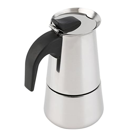 2/4/6-koppar perkolator spis kaffebryggare Moka Espresso Latte rostfri kruka Silver 6 kopp