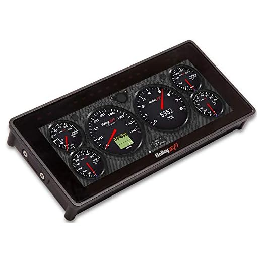 NEW HOLLEY EFI 6.86" PRO TOUCHSCREEN DIGITAL DASH,1.25" DEPTH,3.4375" HEIGHT,7.5625" WIDTH,COMPATIBLE WITH HOLLEY DOMINATOR,HP,TERMINATOR X & SNIPER EFI SYSTEMS