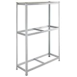 ✔️ zusätzliche Ablagefläche: Auf dem zusätzlichen Boden aus MDF Holz finden Werkzeuge, Wagenheber, Radkappen oder Felgen ihren Platz.