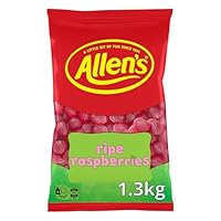 Allen's Ripe Raspberries Lollies Bulk Bag, 1.3 Kilograms