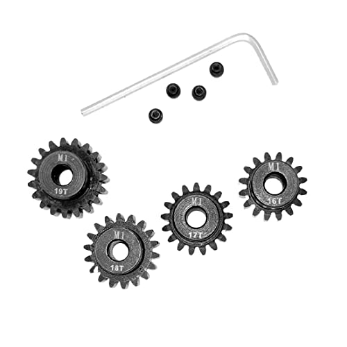 Pignon M1 renforcé pour moteur RC 5mm durabilité mécanique supérieure