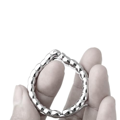 コックリング ペニスリング 金属製m男向け 拘束具 ちんちん アダルトグッズぺにすリング 人気日常こっくんリング3段階調整可能チンコリングビーズ おなにーグッズ男性用亀頭責めマンネリ解消 エッチグッズ大人のおもしろおもちゃ カップル向けエッチグッズ 初心者向け (M) - 画像1