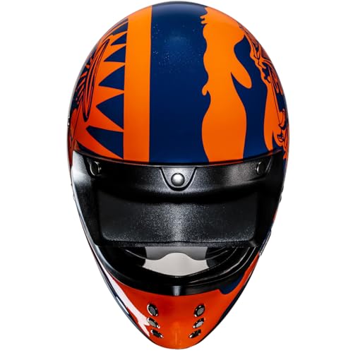 HJC, Zintegrowany kask motocyklowy V60 Flame MC27, M