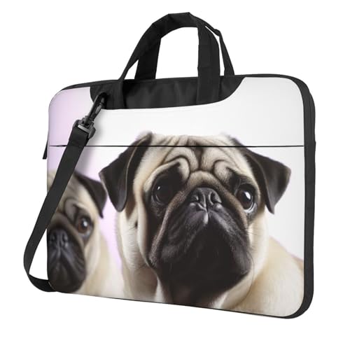 Funda Para Portátil Bolsa De Hombro Pug miniatura 1
