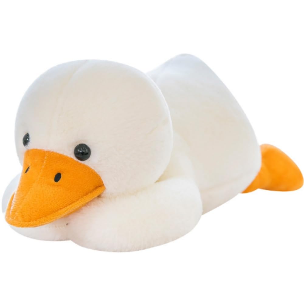 Goose Stuffed Animal Plush toys,1 9.6 Inch/50cm Cute Giant White Goose Stuffed Animal Duck Plush Pillow,Super Soft Hugging Pillow,Swan Pillow White