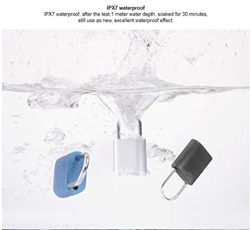 Blocco dell'impronta digitale Smart Mini lucchetto IPX7 Riconoscimento dell'impronta digitale impermeabile per lo zaino della scuola dell'armadietto dei bagagli della porta (Color : A) (A)