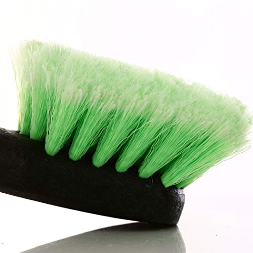CARCAREZ 20" Long Handle Tire Brush for Auto Car Vehicle Truck Motorcycle Wheel Cleaning (Angled Head), Pack of 2 - Thumbnail 2