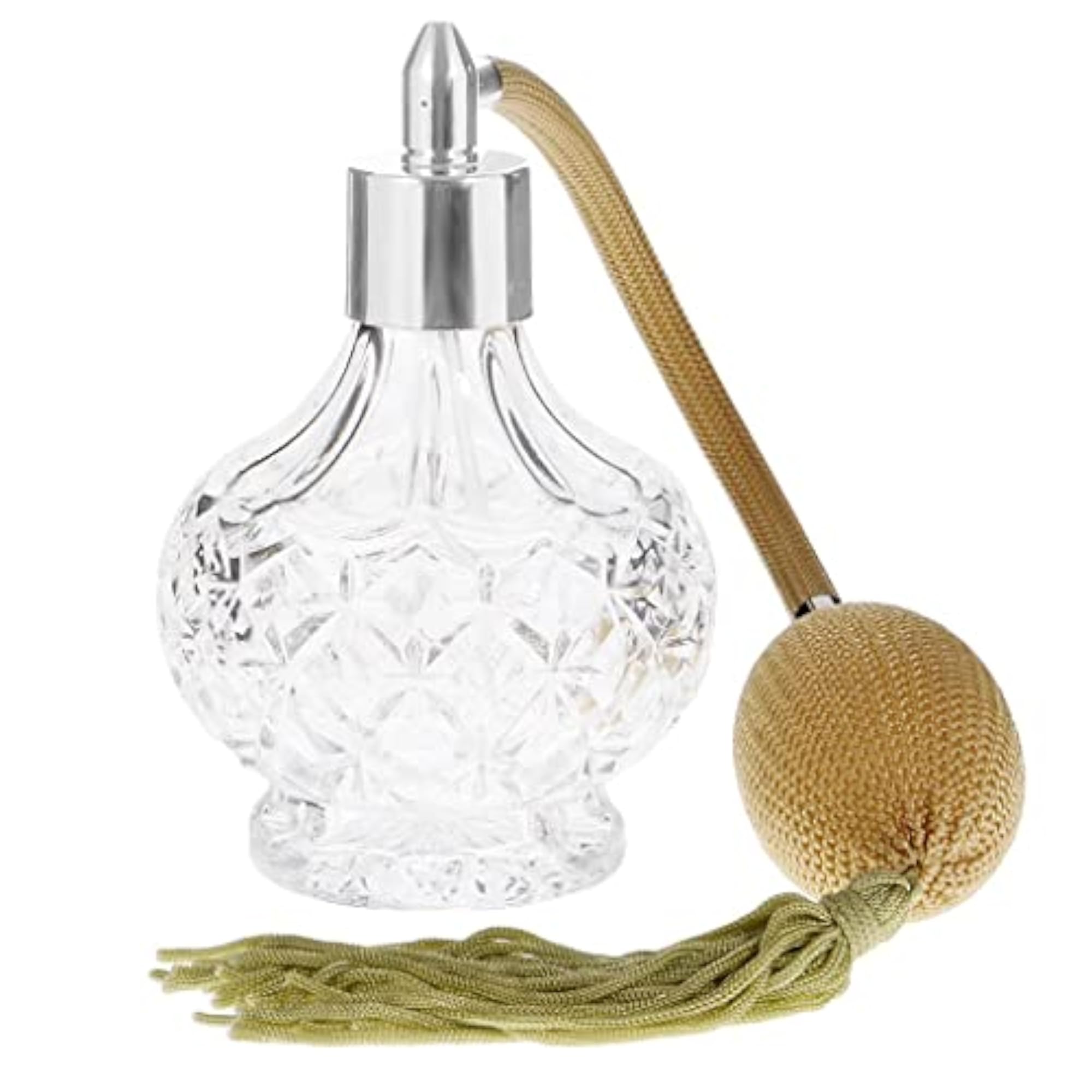 Vintage Long Perfume Atomizer Fragrance Spray Glass Bottle