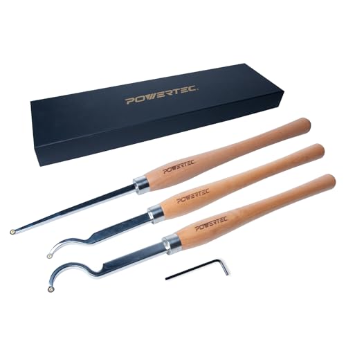 POWERTEC 71827 Carbide Hollowing Set
