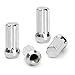DYNOFIT 9/16-18 Wheel Lug Nuts, 9/16 32 Chrome Lugnuts with 60 Degree Conical Seat for Tuner Do-dge Dakota 2005-2011, Do-dge Ram 1500 2002-2010, Do-dge Ram 2500 1994-2011, Do-dge Ram 3500 1994-2011