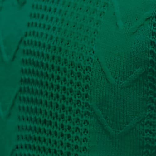 Blusa Suéter Em Tricot Detalhado Masculino. MP4001 (BR, Alfa, M, Regular, Regular, Verde)