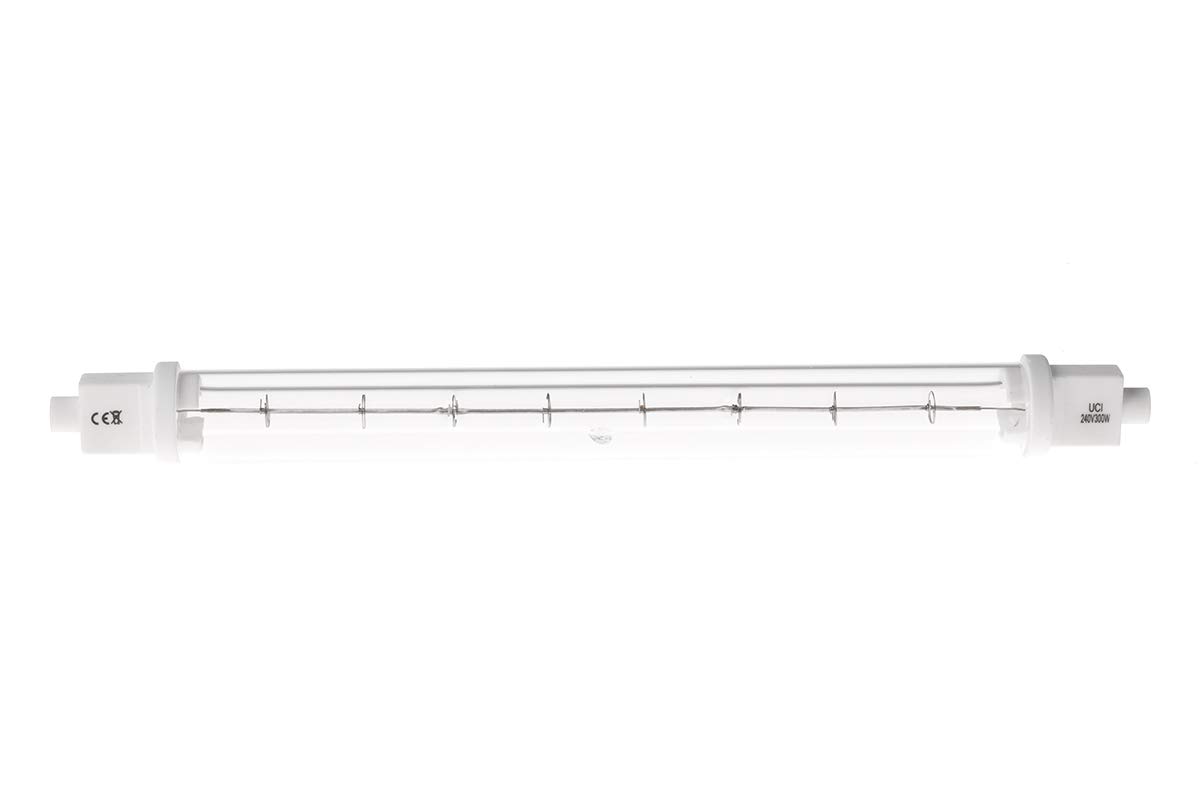RS PRO Infrarotlampe, Klar, 300 W, R7S, 230 V, 220 mm lang, 19mm Ø, 8000h Lebensdauer