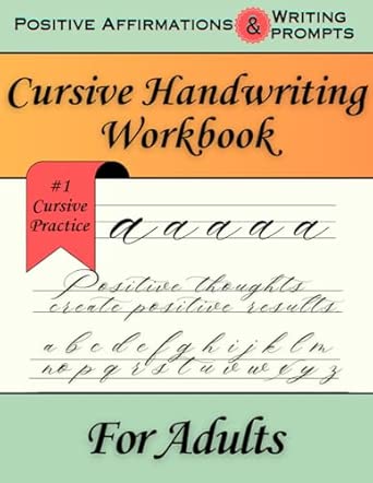 Amazon.com: Cursive Handwriting Workbook for Adults: Practice the lost ...