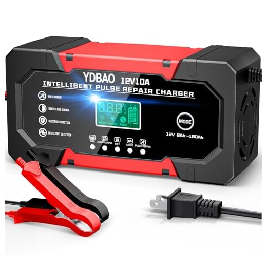 Car Battery Charger 12V 10A Smart Trickle Charger Fully Automatic