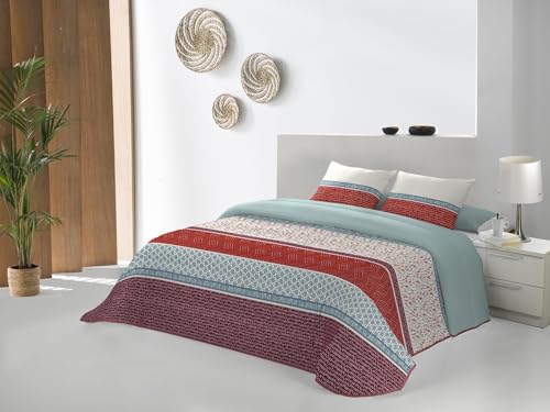 JVR | Conforter Nórdico Tamaño 250 Ligero y Cálido para Invierno – Edredón Aislante Color Azul para un Descanso Cómodo y Reparador
