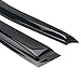 SONTIAN Tape-On Side Window Visor Deflectors Rain Guards for 2020-2023 H-yundai Venue Window Visors Accessories for Cars，Rain Guards Vent Visors Sun Visors, Black 4pcs Wind Vent Visors
