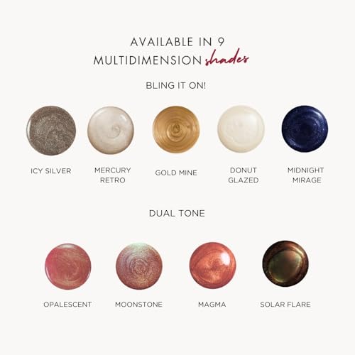 Image of HYUE Chrome Glazed Nail Paint - 9 shades | Mercury Retro | 8 ml | Dual-toned | Long-lasting Shine | Color-Shifting Pigments | One Stroke Coverage | Gel Finish | Salon-like Nails | No UV Damage