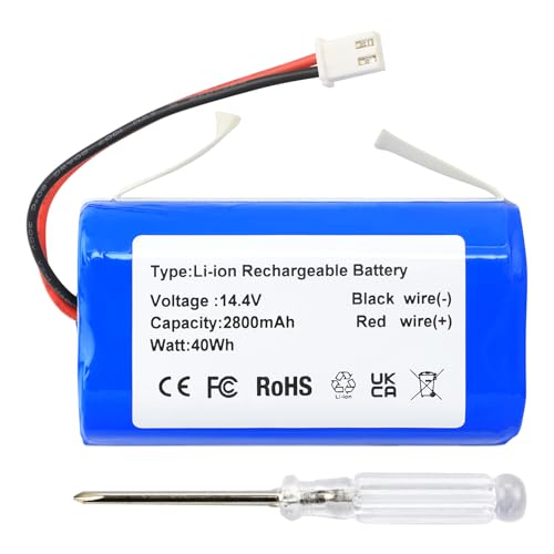 Image of RVBAT850 RVBAT85002 Battery Replacement for Shark IQ Robot Vacuum RV1001AE | RV1000S AV1010AE AV1002AE RV1100VL RV101AE AV1102ARUS RV1101ARUS UR1000SR UR1100 UR1110ARCA UR1105ARUS AV1102ARUS RV1100VRUS