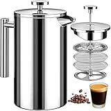 Cafeteira french press cafeteira com filtro de 4 estágios e
